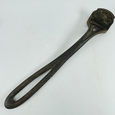 Vintage Martin?s Wood Barrel Scraper Crooked Handle USA Spoke Shave Antique Tool
