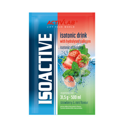 5907368800424 Isoactiv tuskawka-mięta Activlab (saszetka 31.50 g) UNIPRO Sp. z o