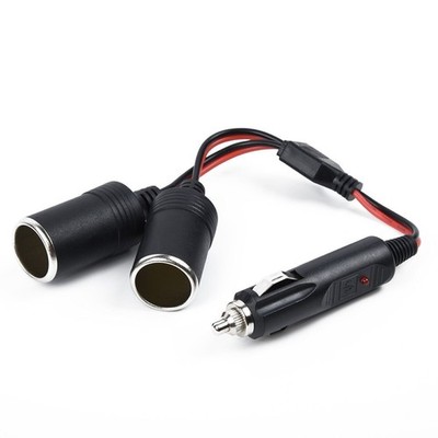 12V Auto Kfz Zigarettenanzünder Adapter 2-Way Doppel Stecker Buchse Lade Teiler1