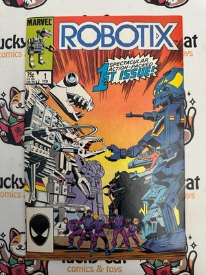 Robotix #1 (1986) Copper Age Marvel Comics Giant Robots