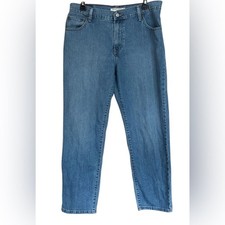 Vintage 90s Women  s Levi's 550 Relaxed Tapered Fit Jeans - Light Wash. Size 12.