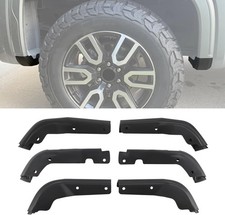 6pcs Mud Flap Delete For Gmc Sierra 1500 201925 Front Rear Mud Guard Delete