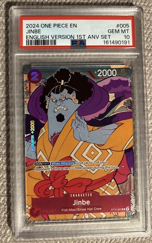 Jinbe (English Version 1st Anniversary Set) graded PSA 10 for sale on eBay
