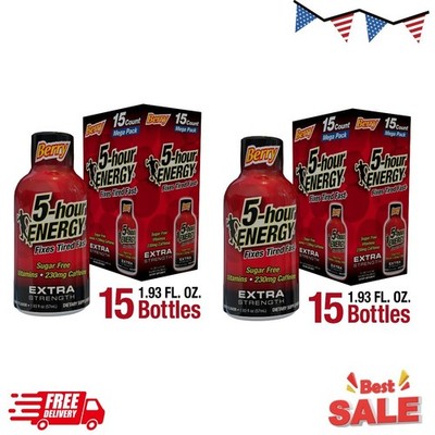 5-hour ENERGY Shot, Extra Strength, Berry, 30 Count