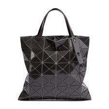 BAO BAO ISSEY MIYAKE 6x6 Black Geometric Lucent Tote