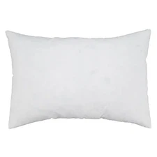 SARO FLRDF.W1320B 13 x 20 in. Duck Feather Pillow Insert White