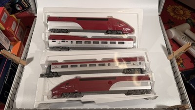 Mehano Spur HO Thalys International, GEC-Alstom, 4 Wagen Set PBHK Nr.4341