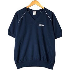 Vintage GET PHYSICAL V-neck short-sleeve sweatshirt made in the USA women's ...