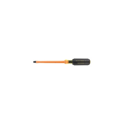 Klein Tools Slotted Cushion Grip-Tip  Screwdriver 4'' (409-602-4)