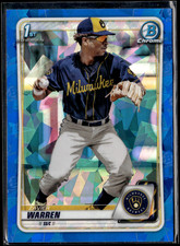 Zavier Warren - 2020 MLB Bowman Draft Sapphire Card BD-97 