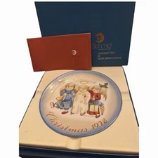 Schmid Christmas 1978 Plates By Sister Berta Hummel (11) Perfect For Resellers!