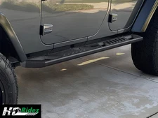 APS Black Steel SR1 Off-road Board Fit 07-18 Jeep Wrangler JK 4Dr