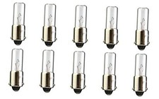 Industries 120MB6 Bulbs, 120 V, 6 W, BA9s Base, T-2 Shape Box of 10 