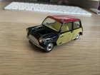 CORGI MORRIS MINI COOPER WITH DELUXE WICKERWORK No 249 VINTAGE DIECAST.