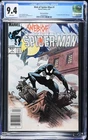 1985 WEB OF SPIDER-MAN #1 Newsstand Variant Key Black Suit GRADED CGC 9.4 WP