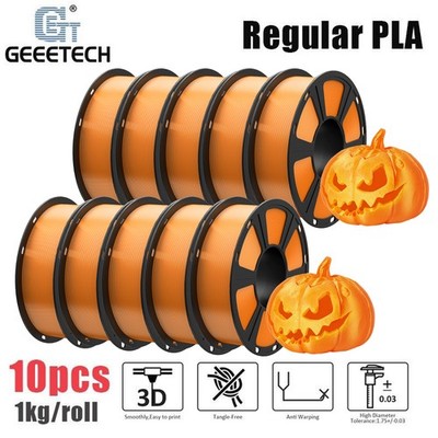 5kg/10kg Geeetech 3D Drucker Filament 1.75mm 1kg/roll Silk PLA PETG TPU Filament