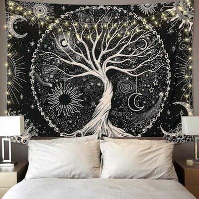 Baum Des Lebens Wandteppich Psychedelisches Mandala 148x200cm