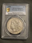 1888 Morgan Silver Dollar PCGS AU Detail Cleaned Nice Coin