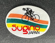 NOS Vintage SUGINO Bicycle Sticker/Retro/Road Bike Racing/Classic/Rare/Decal