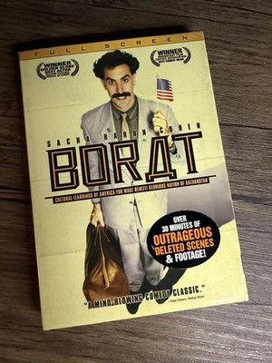 BORAT DVD MOVIE Sasha Baron Cohen DELETED SCENES Footage COMEDY HBO Ali G 