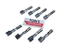 MSD 34605-8 Spark Plug Wire Terminal Set Straight Double Crimp Terminals Only