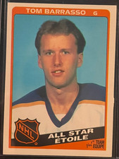 1984 O-PEE-CHEE #212 TOM BARRASSO ALL STAR ROOKIE CARD. rookie card picture