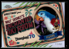 2025 Topps Disneyland 70th Tomorrowland Enchanted Tiki Room PiERRE /63