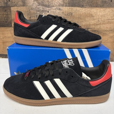 Adidas x 100 Thieves Palos Hills -Black White - Men s Size 11.5 - JH9125 Samba