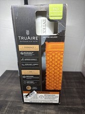 SEALED~TRUAIRE Twin ULTRA-Lightweight Outdoor Air Mat w/ Hand Held Mini USB Pump
