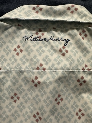William Murray Men’s Shirt Medium Button Down Golf Performance Whiskey Shot - Picture 11 of 11