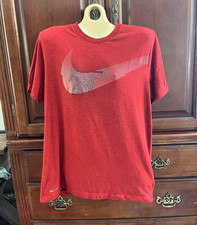 Nike The Nike Tee Dri-FIT Mens Red M Short Sl...