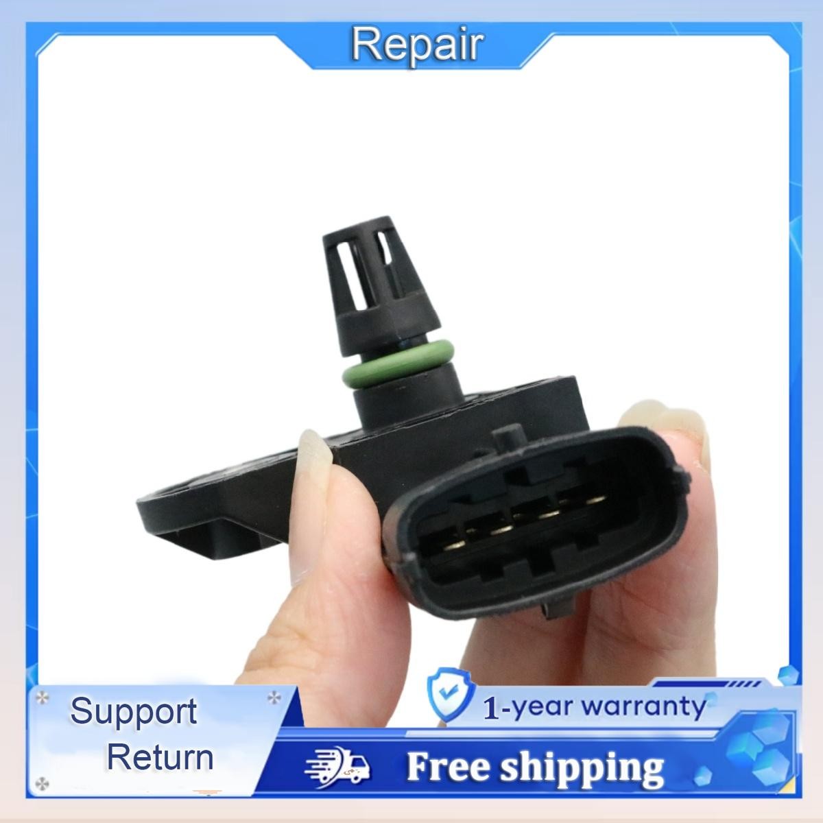 Sensor Boost Pressure 675000248 272880 For Maserati Quattroporte Ghibli Levante