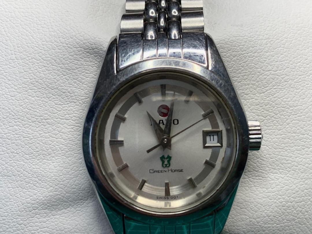 RADO Green Horse 自動巻き時計 シルバー×ゴールド　レディース Rado Analog Automatic Women Green Horse Vintage Vintage