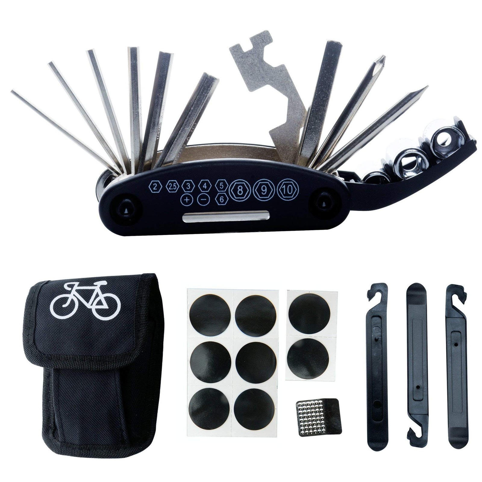 Repair Bag & 120 Psi Bike Pump Or Saddl...
