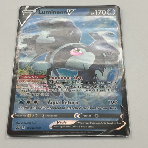 Lumineon V SWSH250 Ultra Rare Sword & Shield Promos Pokemon - Picture 2 of 3