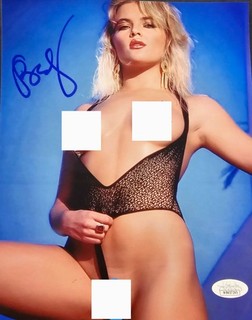 BRANDY LEDFORD Signed 8x10 BAYWATCH Photo PENTHOUSE Autograph JSA COA NUDE