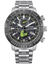 Citizen Promaster Geo Trekker Silber Herren Armbanduhr BY3006-53E