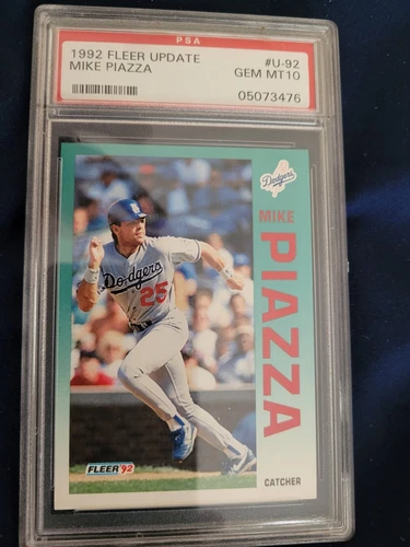 1992 Fleer Update - Mike Piazza #U-92 (RC)