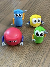 Lot of 4 Fisher-Price Story Bots Storybots Robot Figures