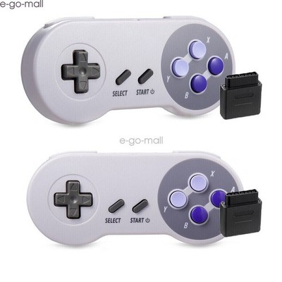 2PCS 2.4G Wireless SNES Gamepad for Super Nintendo Entertainment System SFC