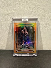 Ja’Kobe Walter 2024-25 Panini One And One Encased Orange Variant /49 RC Raptors