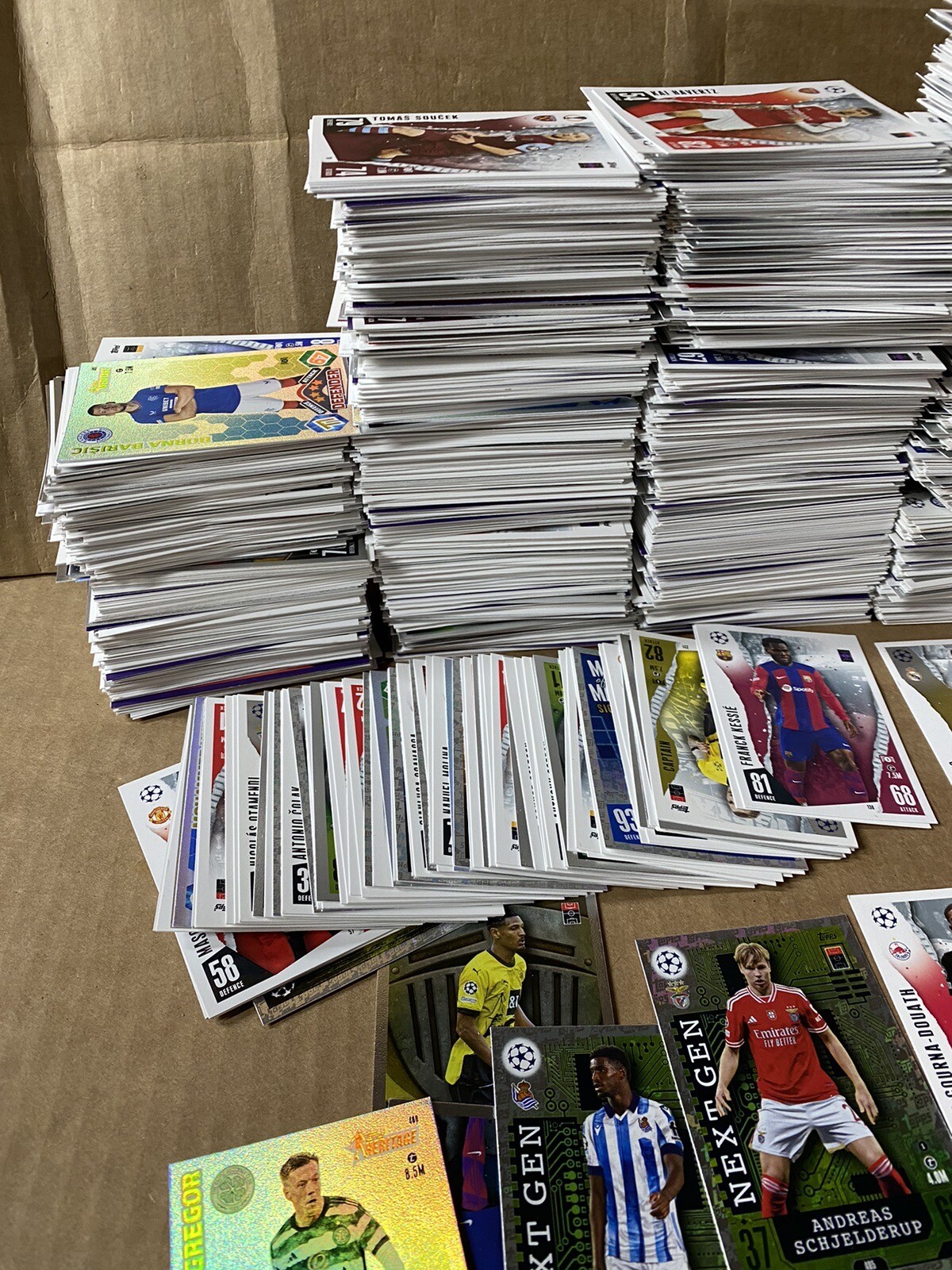 Topps Match Attax 2023/24 1,200 Cards bulk Bundle Job Lot Trading