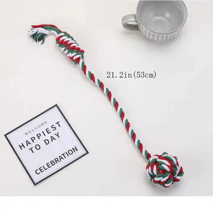 Dog Rope Toys Heavy Duty Large Dogs Aggressive  Puppy Teething 7 Pack - Image 3 of 4