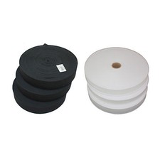 High Quality Flat Knitted Elastic 15mm - 80mm Black & White Sewing Dressmaking