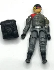 Vintage 1986 GI Joe Action Figure LOWLIGHT with back pack - Nice!