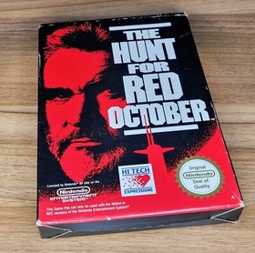 The Hunt For Red October - Nintendo NES PAL - Complete In Box