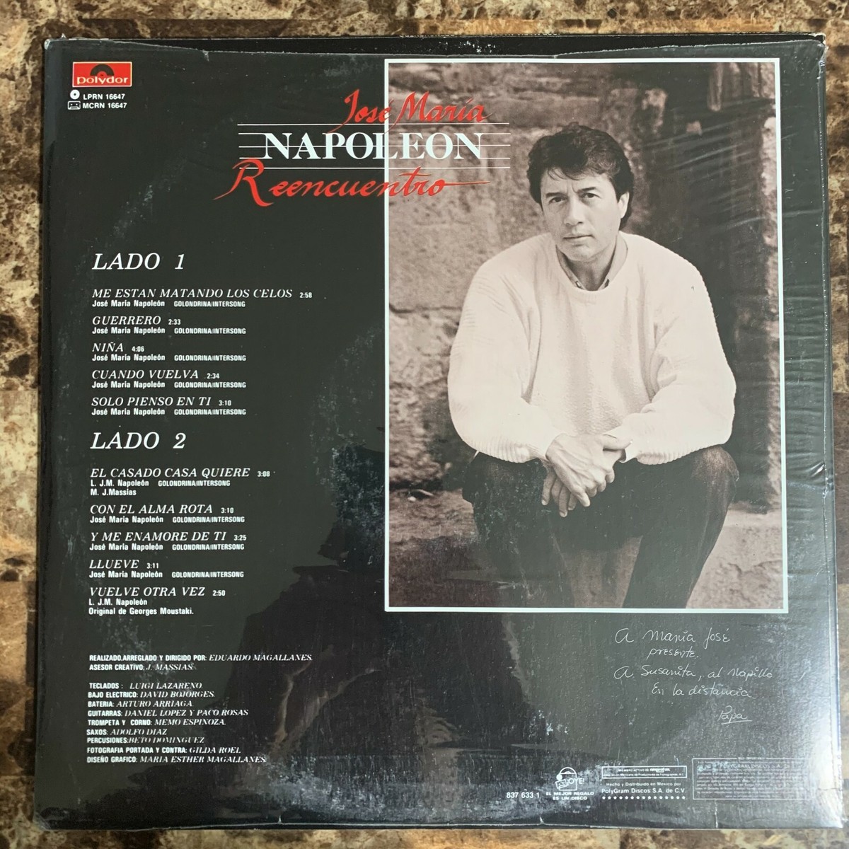 JOSE MARIA NAPOLEON -REENCUENTRO-1988 MEXICAN LP STILL SEALED