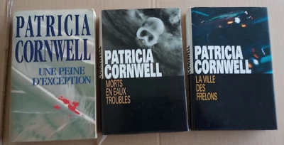 Lot 3 Romans GF PATRICIA CORNWELL - La ville des f.. /Morts en eaux. /Une Peine - Photo 1/4