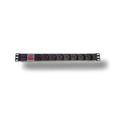 Techly Professional Multipresa 8 Posti da Rack 19'' Spina Italiana con Interrutt