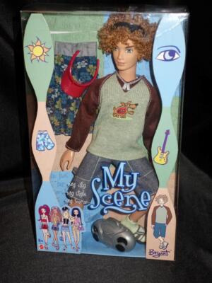 2002 MY SCENE BRYANT Doll Roote Strawberry blonde curly hair  #84871 NRFB